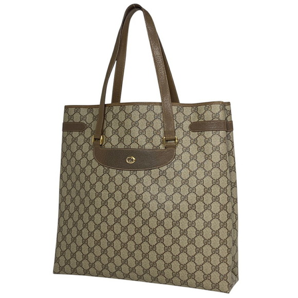 Gucci Shoulder GG Canvas Bag Brown - Picture 1 of 6